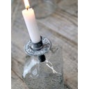 Portacandele per Bottiglie - A 8 cm / Ø 8 cm - zinco anticato