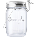 Lanterna di Vetro con Supporto in Metallo - Senza Modulo Solare - Mini - 250 ml