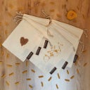 Dantesmile Pack of 3 Muslin Bags - 1 Set