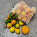 Dantesmile Bolsa de Malla de Algodón Orgánico. - 1 pieza