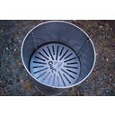 GuC Feuertonne XL - 80 cm Set: Tonne, Grillplatte-Plancha 80 cm, Grillplatte-Plancha Aufsatz 80 cm, Dutch Oven Einsatz