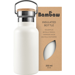 Bambaw Thermosflasche aus Edelstahl 350 ml - Polar White