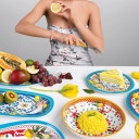 guzzini Flower & Lemon - Plato Llano