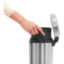 Brabantia Newicon Pedal Bin 3 L with Plastic Liner - Matt Steel Fingerprint Proof