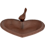 Esschert Design Bain d'Oiseau "Coeur"