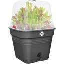 Macetero de Cultivo Green Basics Cuadrado - 20 cm - Negro