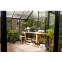 Macetero de Cultivo Green Basics Cuadrado - 20 cm - Negro