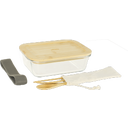 Boîtes à Repas Rectangulaires 1 L avec Couverts - Lot de 3 - 1 kit