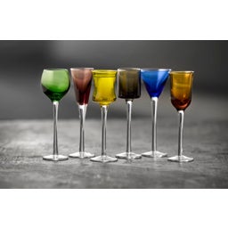 Bicchierini da Liquore Colorati - 6 Pezzi - 1 set
