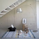 Tapis en Coton Azteca Natural Vintage Blue - 120x160 cm