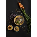 Tranquillo Moule à Quiche Floral Bleu - 1 pcs