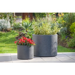 Scheurich Panzano Planter - Black Granite - 50