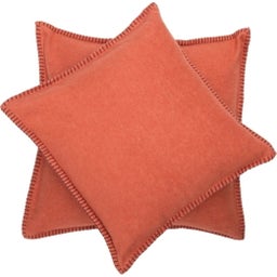 SYLT - Federa con Punto Decorativo, 40 x 40 cm - Terracotta