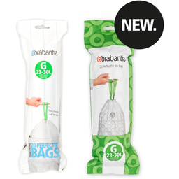 Brabantia Rollo de Bolsas de Basura PerfectFit - 23-30L (G) - 20 Unidades