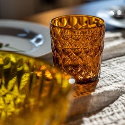 guzzini Verre Bas Vanity - Saffron yellow