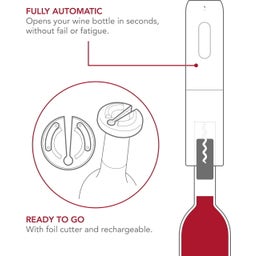 Cavatappi Elettrico per Vino in Confezione Regalo