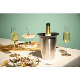 Refroidisseur Actif Elegant pour Champagne - Acier inoxydable