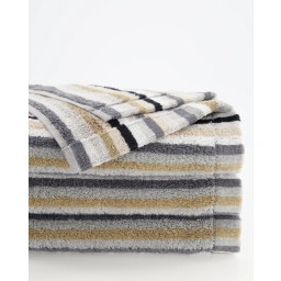 Asciugamano Lifestyle a Righe 50 x 100 cm - Grigio Pietra - 37