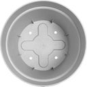 elho vibia straight round, 30 cm - cemento vivace