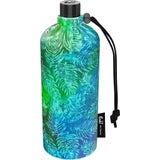 Emil – die Flasche® Gourde en Verre "Batik Blätter"