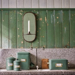 Strömshaga Miroir avec Bougeoir - Laiton