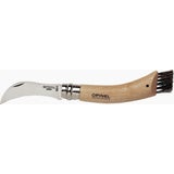 Coltello a Serramanico per Funghi N°08 in Legno di Faggio