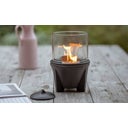 Lichtglas-Aufsatz für Schmelzfeuer® Lavaschwarz - Groß - 1 Stk.