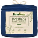 Bambaw Cozy Housse de Couette en Bambou 240 x 220 cm - Blue Navy