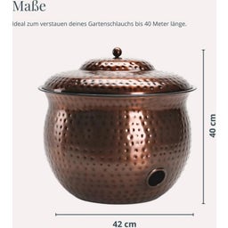 Livlig Vaso Portatubo - Sfera - rame
