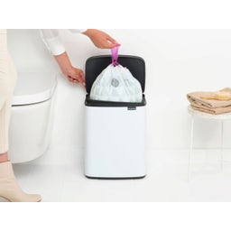 Brabantia Bo Waste Bin, 12 L - White